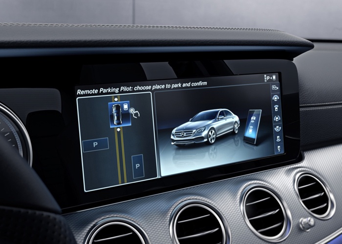 Mercedes A-Class with a voice command feature